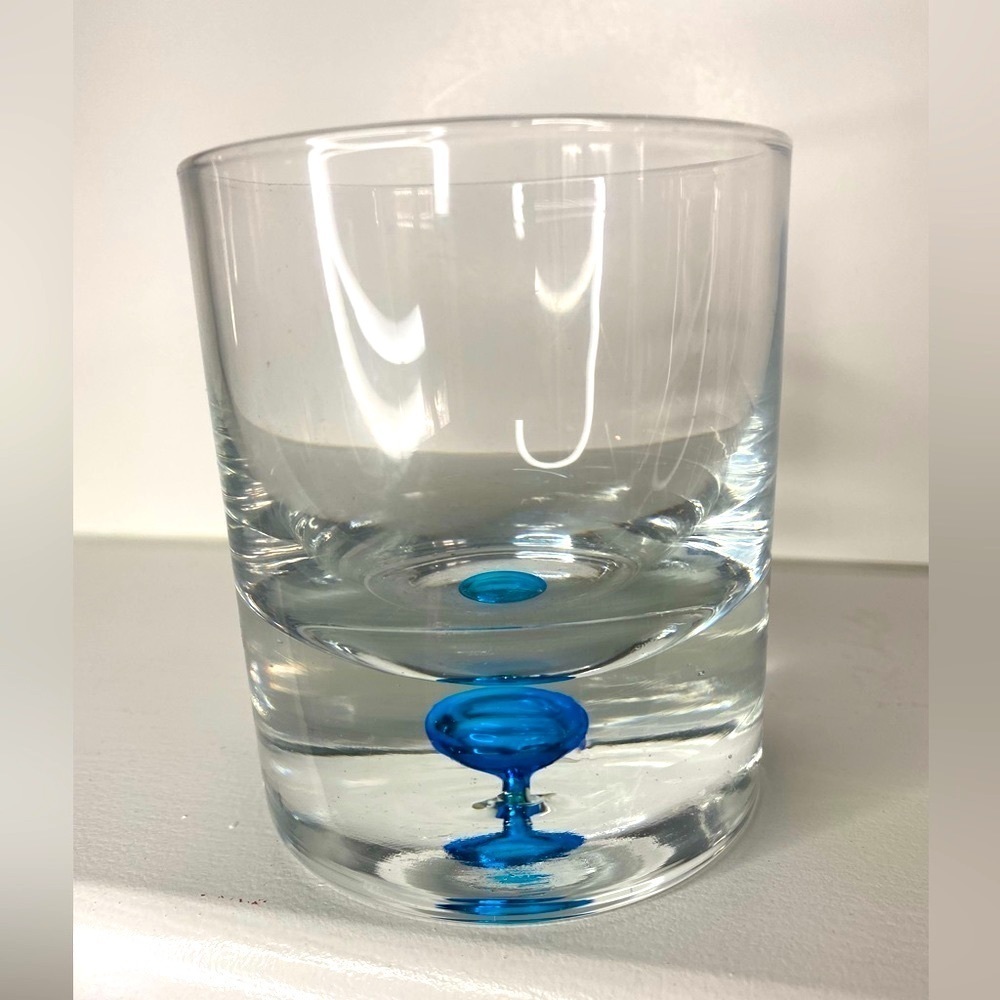 Intermezzo teal whiskey glass of Orrefors & Royal Design Sweden